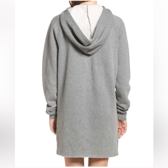 Brunette the label Blonde hoodie dress - Gray - XS/Small - Picture 3 of 8
